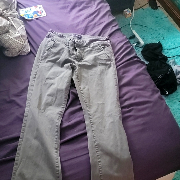 American eagle blue/grey size 8 extra long - Picture 1 of 3